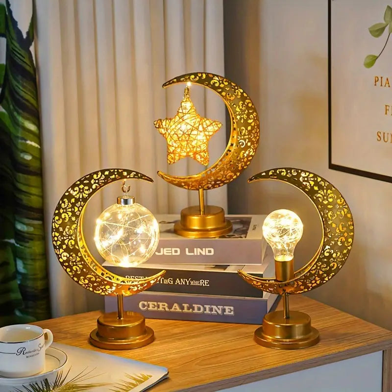 AuraGlow™ | Kreativ & Luksus Månebordlampe8