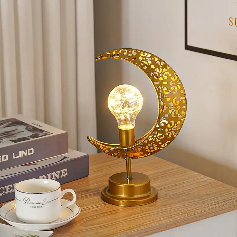 AuraGlow™ | Kreativ & Luksus Månebordlampe9