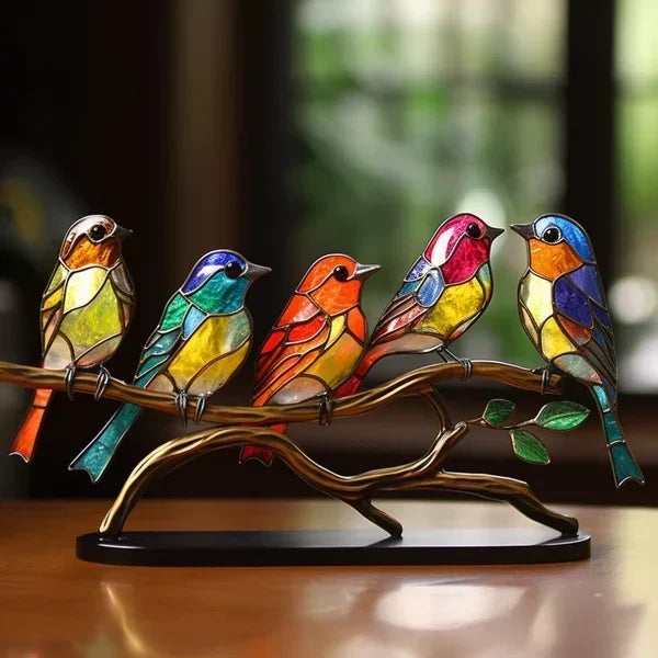 AuraTweet | Elegant Fugle Ornament