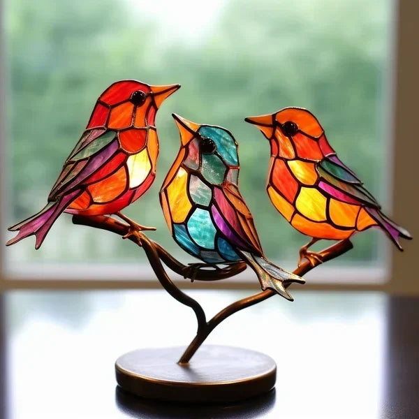 AuraTweet | Elegant Fugle Ornament