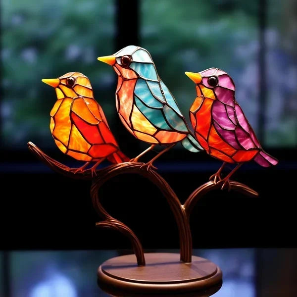 AuraTweet | Elegant Fugle Ornament