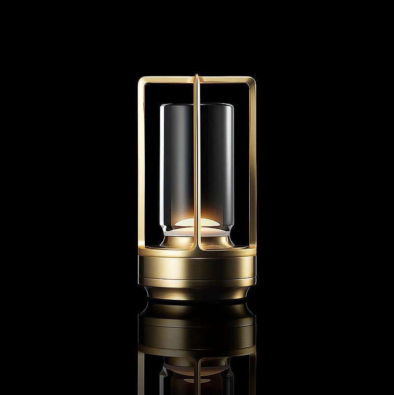 Auralight | Trådløs bordlampe med krystalglas og touchfunktion