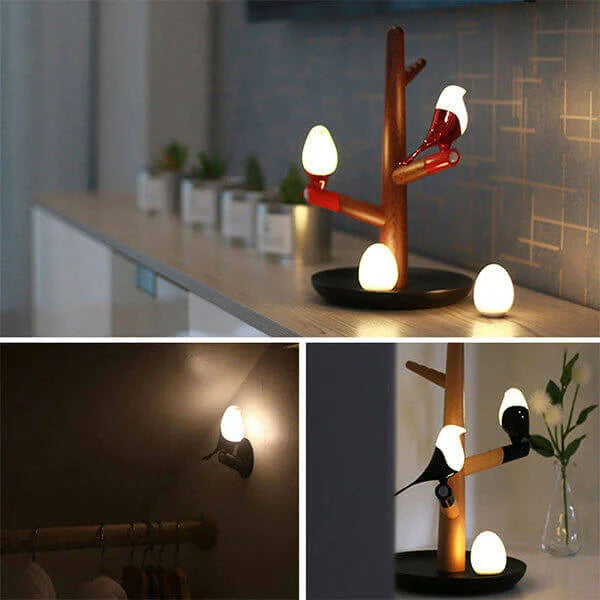 AvianAura | Naturinspireret Bordlampe