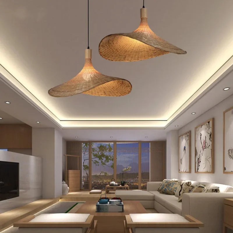 BambooAura | Bambus Loftlampe