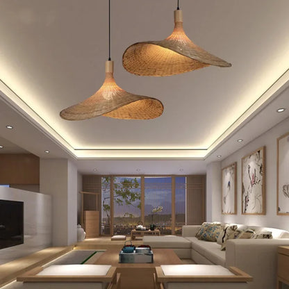 BambooAura | Bambus Loftlampe