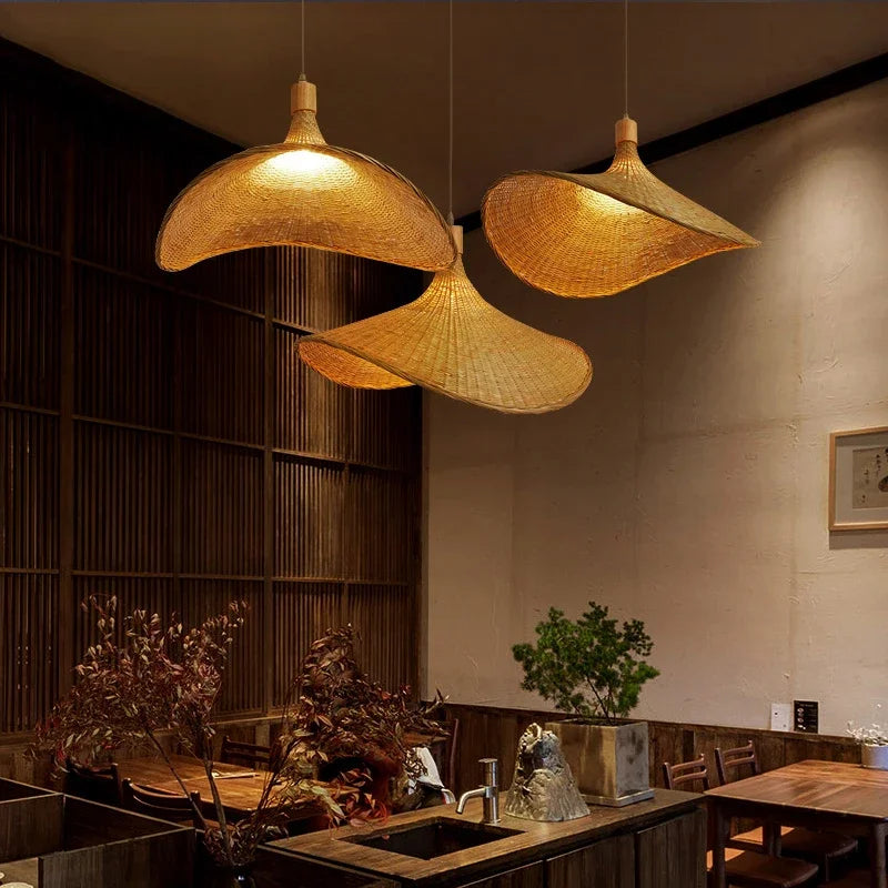 BambooAura | Bambus Loftlampe