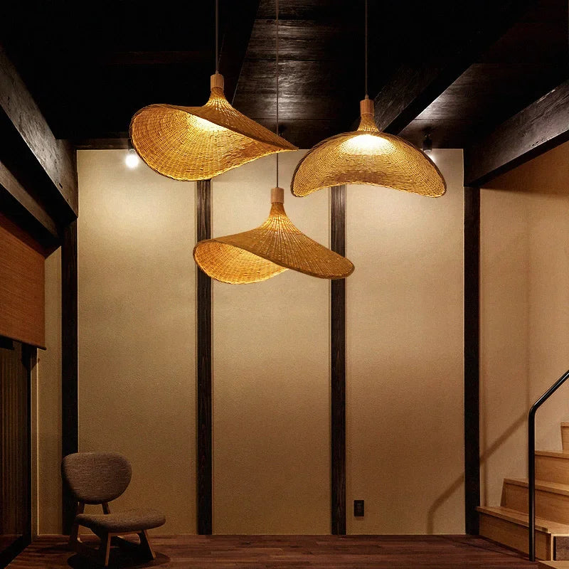 BambooAura | Bambus Loftlampe