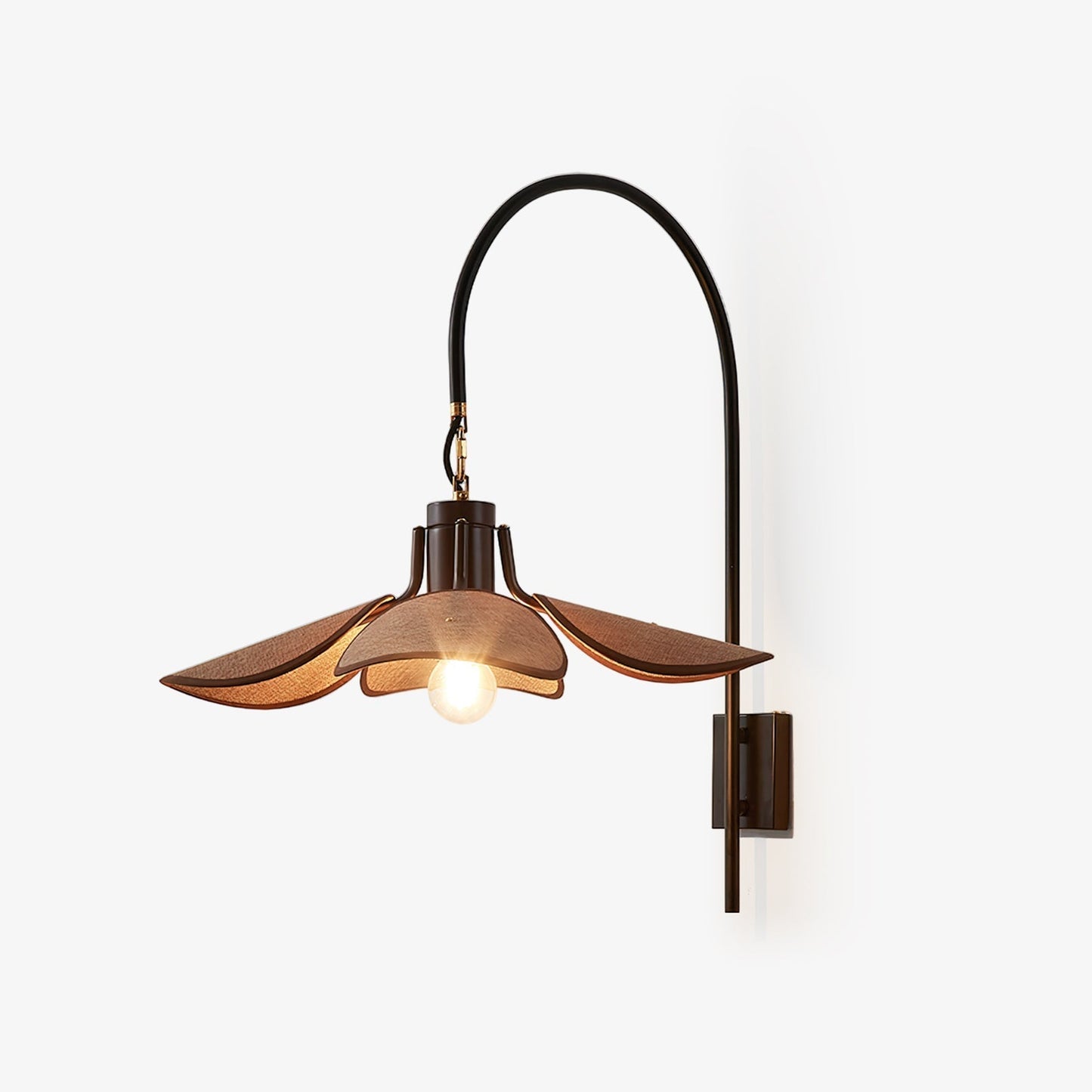 BloomLuxe | Elegant Blomstret Væglampe
