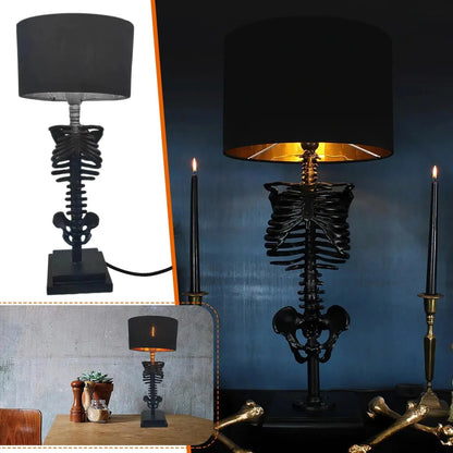 BoneGlow | Vintage Skelet Bordlampe