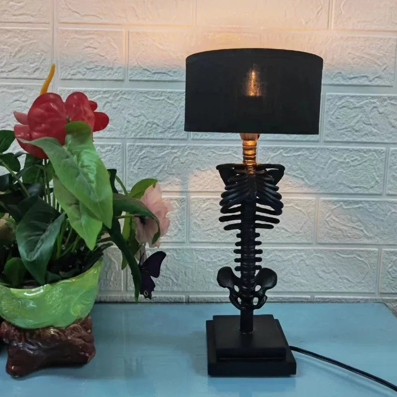 BoneGlow | Vintage Skelet Bordlampe
