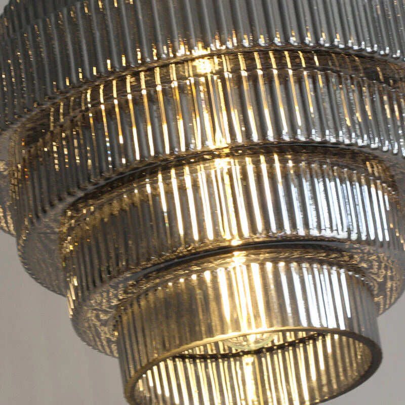 BrassCharm | Elegant Glasflaske Lampe