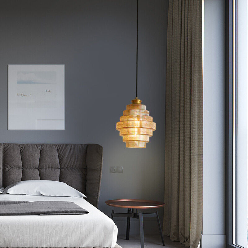 BrassCharm | Elegant Glasflaske Lampe