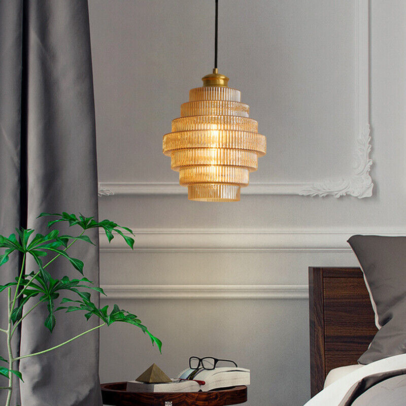 BrassCharm | Elegant Glasflaske Lampe