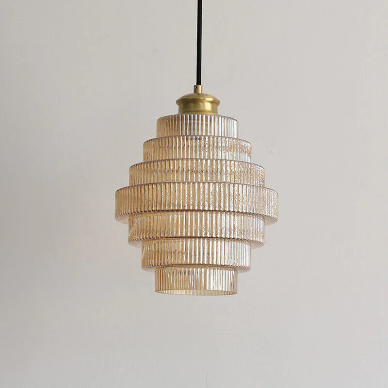 BrassCharm | Elegant Glasflaske Lampe