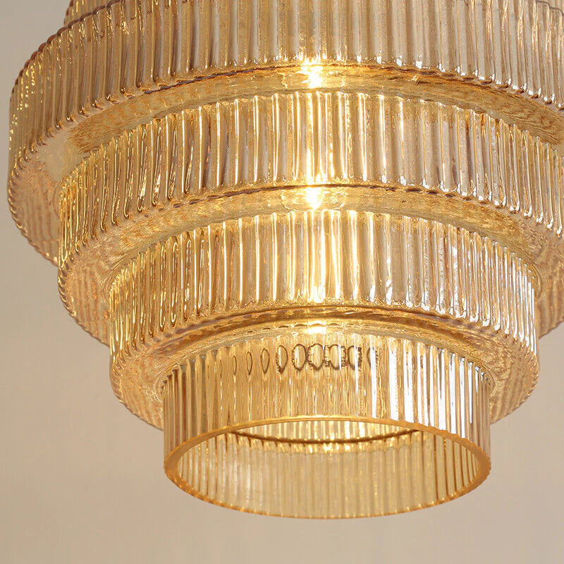 BrassCharm | Elegant Glasflaske Lampe