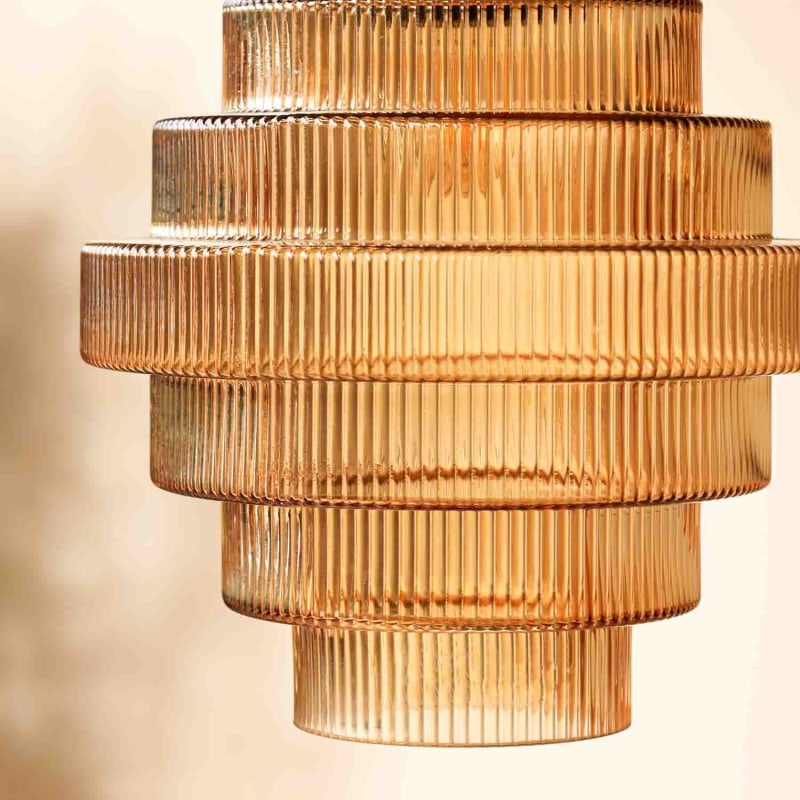 BrassCharm | Elegant Glasflaske Lampe