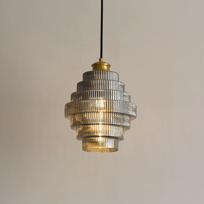 BrassCharm | Elegant Glasflaske Lampe