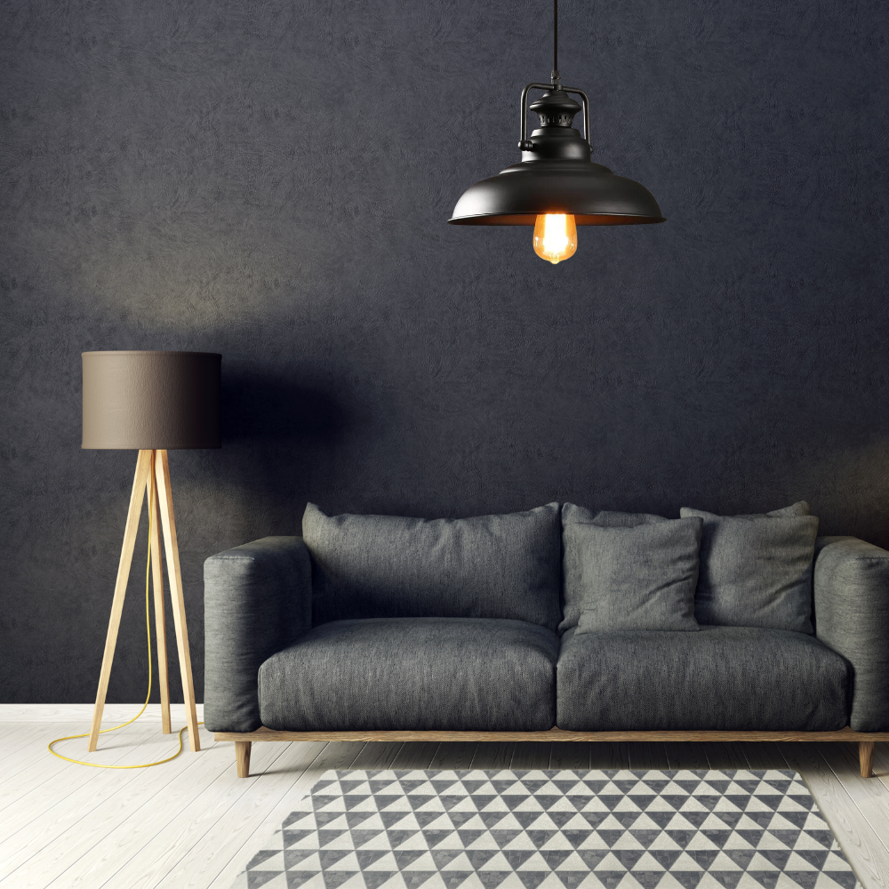CaféGlow | Elegant Sort Loftlampe