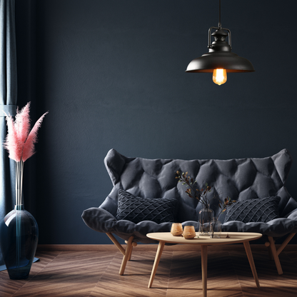 CaféGlow | Elegant Sort Loftlampe