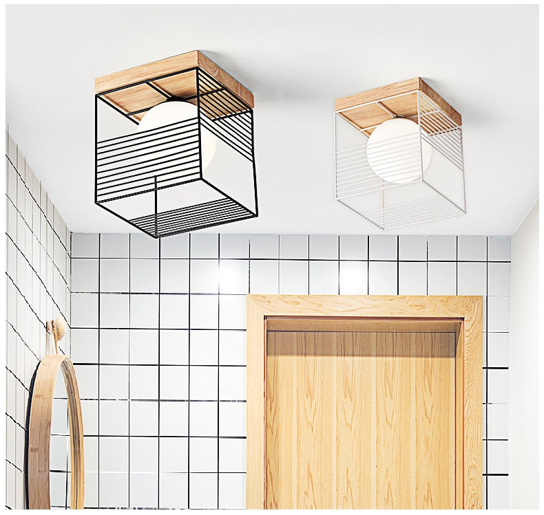 CageGlow | Moderne Firkantet Loftlampe