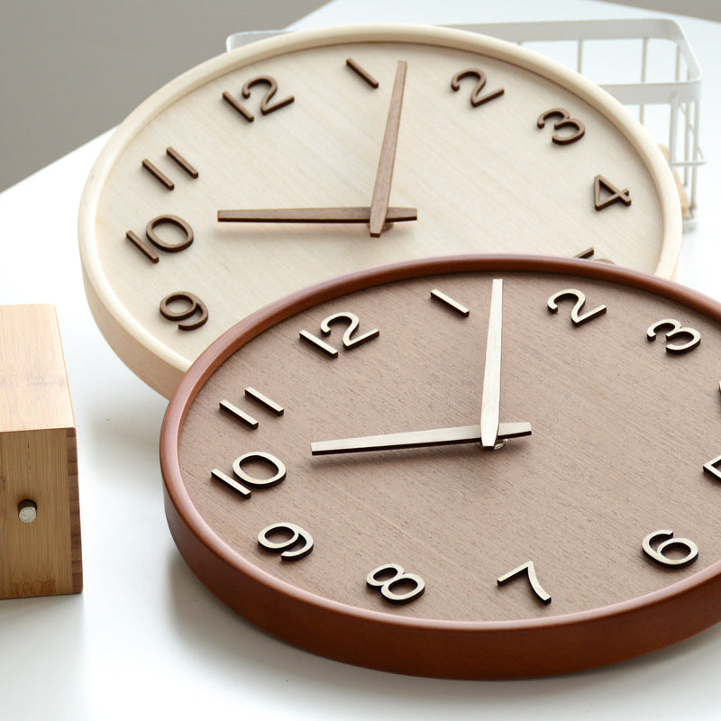 CalmTime | Håndlavet Træur i Simpelt Design