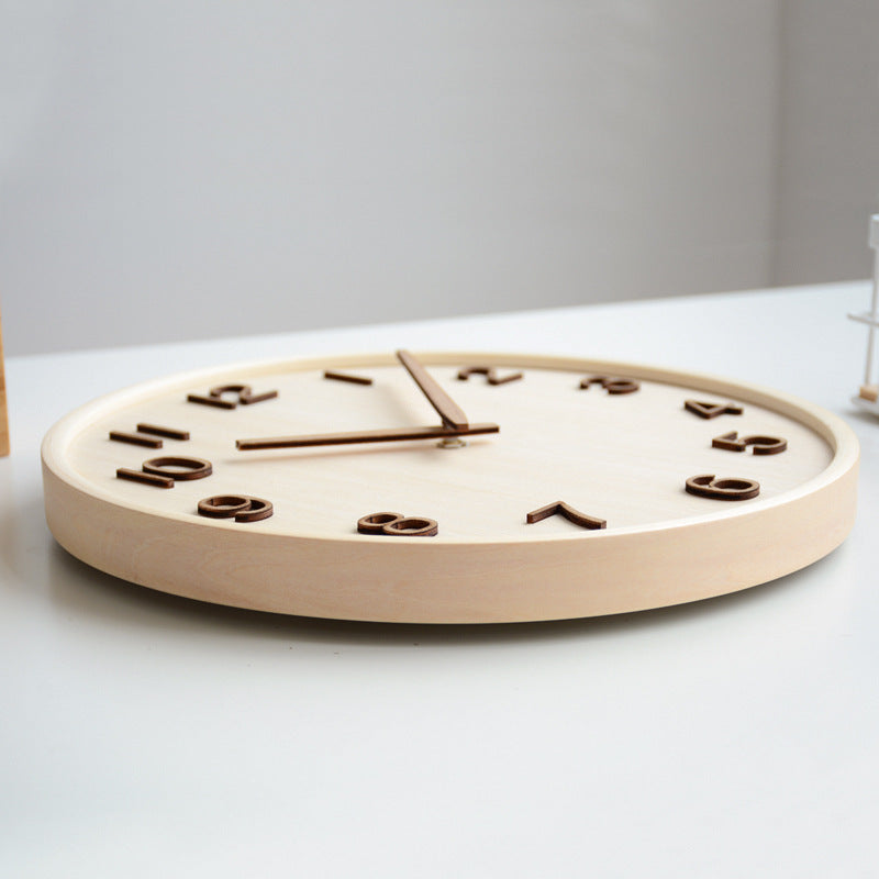 CalmTime | Håndlavet Træur i Simpelt Design