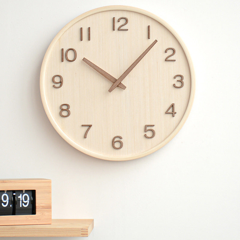 CalmTime | Håndlavet Træur i Simpelt Design