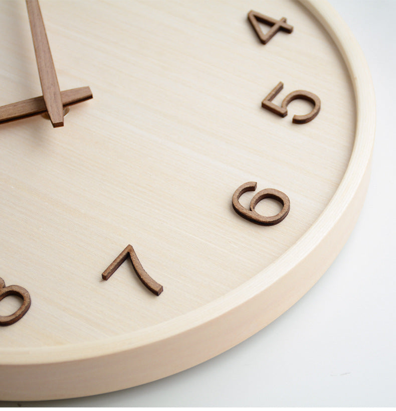 CalmTime | Håndlavet Træur i Simpelt Design