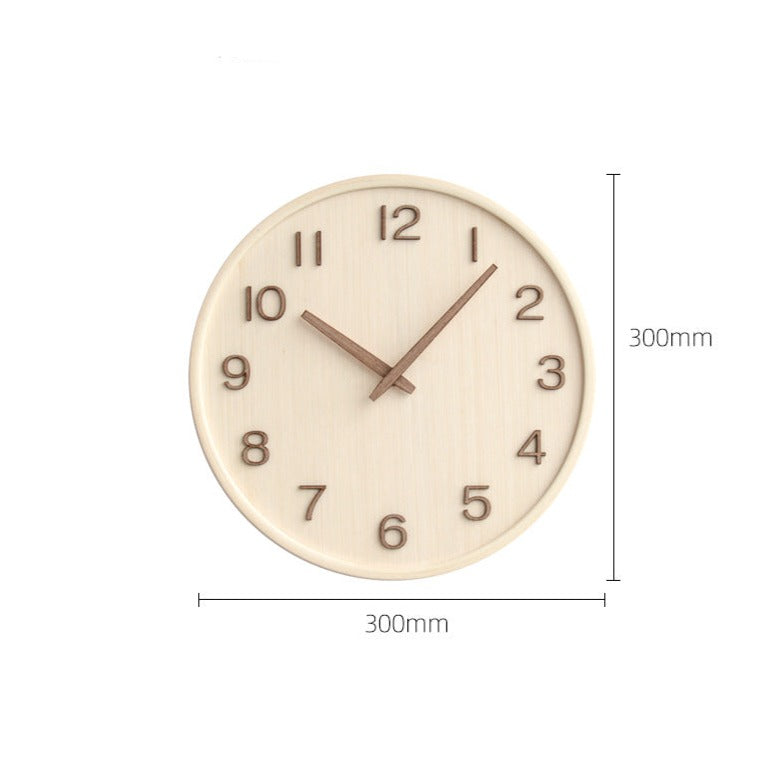 CalmTime | Håndlavet Træur i Simpelt Design