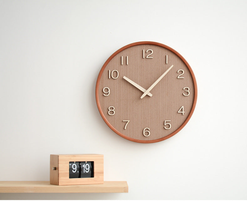 CalmTime | Håndlavet Træur i Simpelt Design