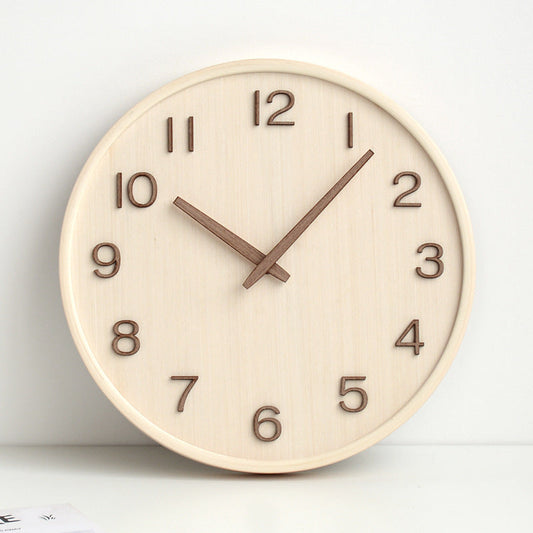 CalmTime | Håndlavet Træur i Simpelt Design