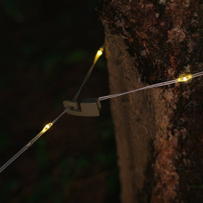 CampLine | Genopladelig 10m LED Lysline til Udendørsbrug