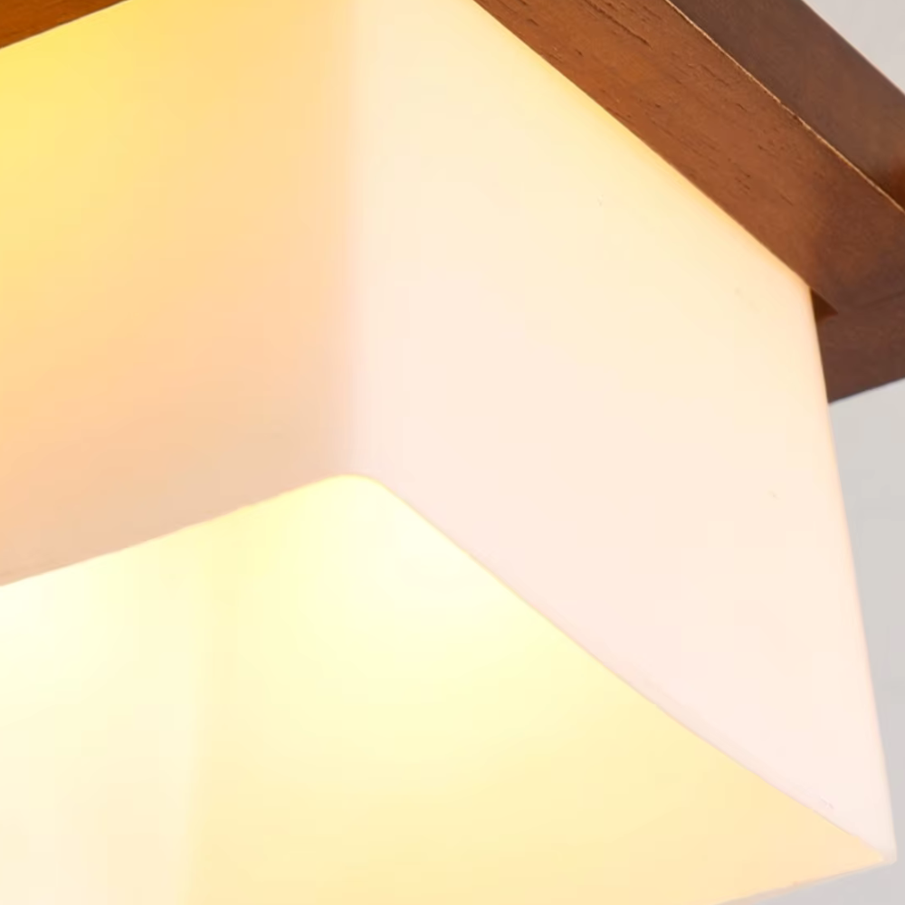 CedarShine | Minimalistisk Japansk Loftlampe