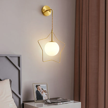 CelestialSphere | Elegant Stjerneformet Væglampe