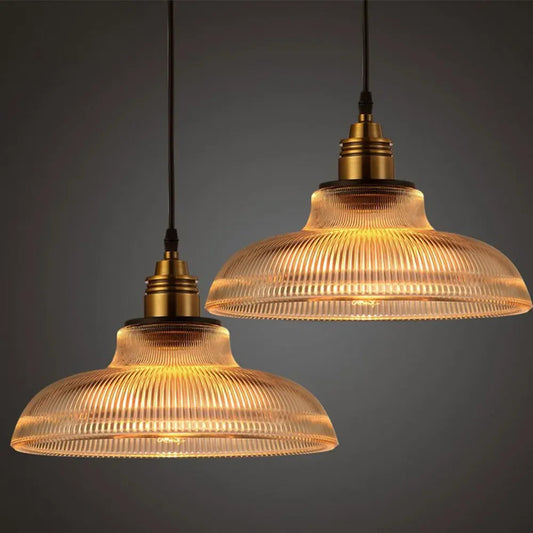 CharmGlow | Klassisk Glas Loftlampe