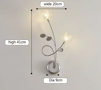 ChicBloom | Dekorativ Blomster Væglampe