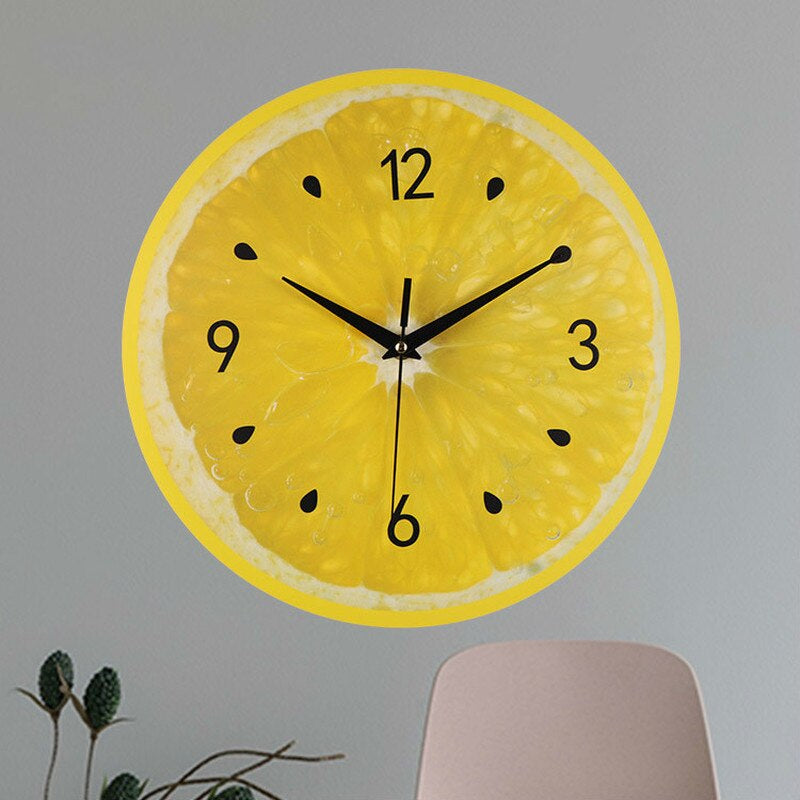 CitrusGlow | Livlig Citron Vægur