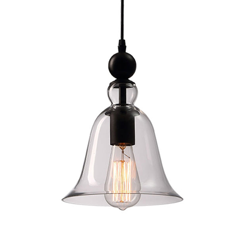 ClearBell | Elegant Industriel Glas Hængelampe