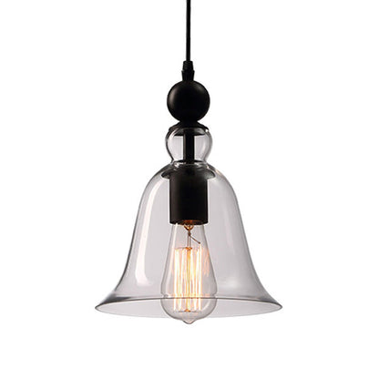 ClearBell | Elegant Industriel Glas Hængelampe
