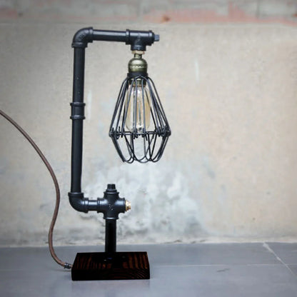 CopperCage | Retro Lampe med Metalbur