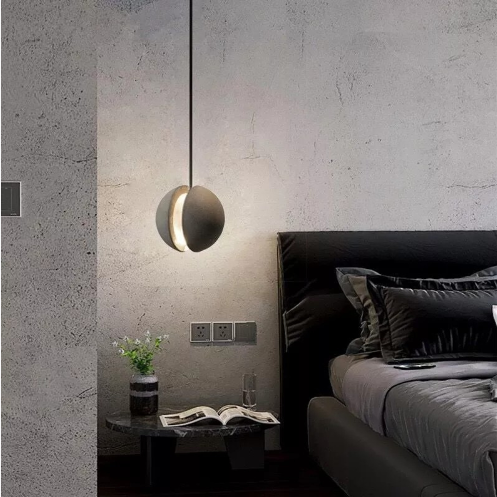 CosmicOrb | Himmelsk Beton Lysekrone