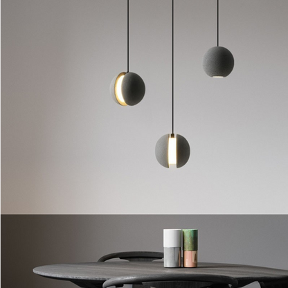 CosmicOrb | Himmelsk Beton Lysekrone