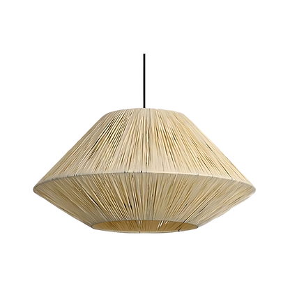 CottageCharm | Rustik Vævet Loftlampe