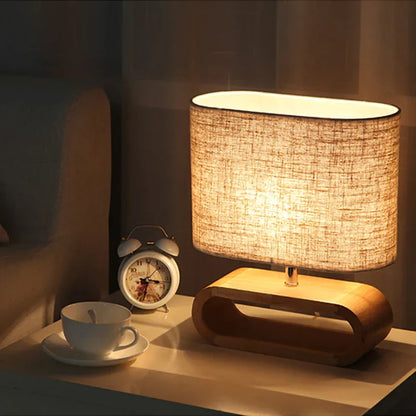 CozyLoop | Minimalistisk Træbase Lampe