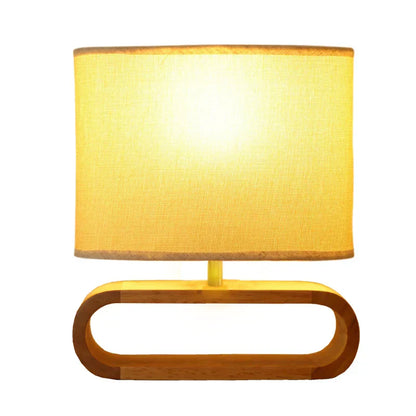 CozyLoop | Minimalistisk Træbase Lampe