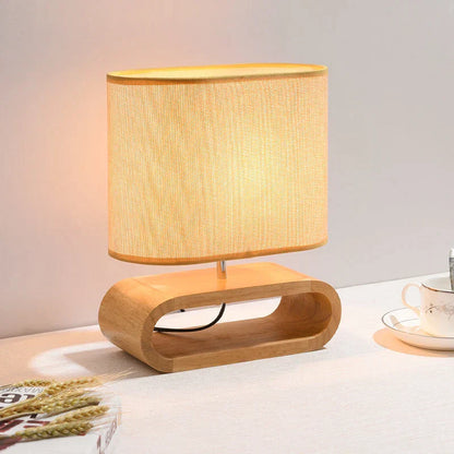 CozyLoop | Minimalistisk Træbase Lampe