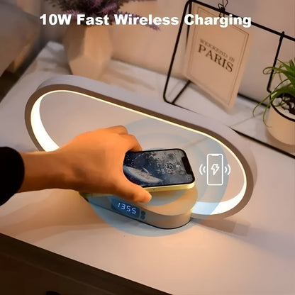 CrescentCharge | Chic Lampe med Trådløs Opladning