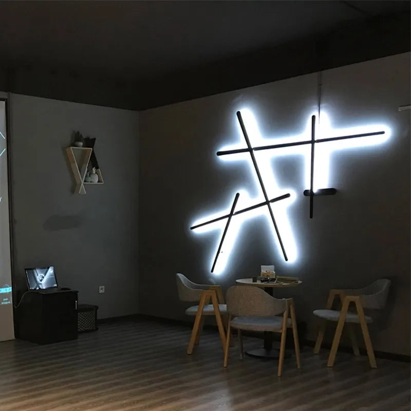 CrossGlow | Geometrisk Vægbelysning