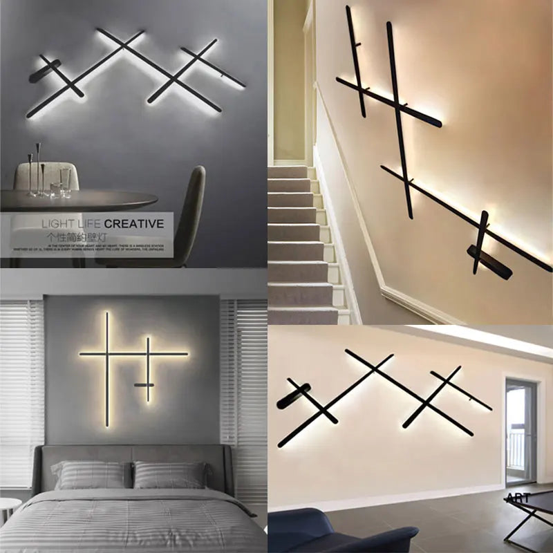 CrossGlow | Geometrisk Vægbelysning