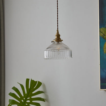 CrystalCascade | Vintage Glas Loftlampe